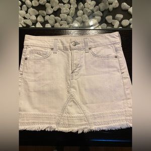 Citizen Humanity Mini Skirt/the color is like old white. This is a used skirt